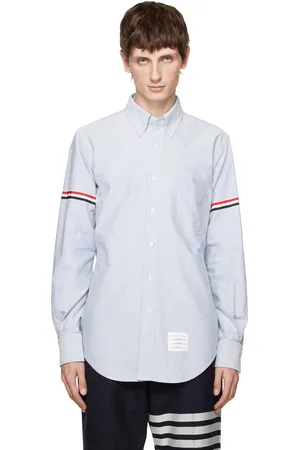 Thom Browne Blue Pocket Shirt