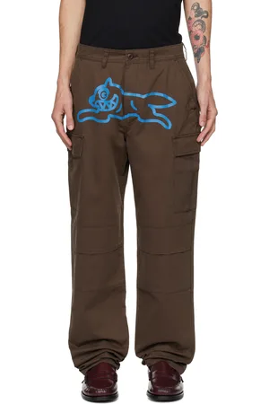 ICECREAM Brown Running Dog Cargo Pants