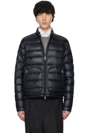 Moncler Navy Acorus Short Down Jacket