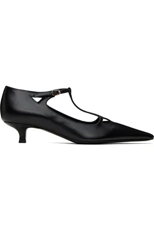 The Row Black Cyd Heels