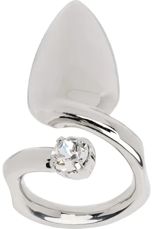Justine Clenquet Silver Luce Nail Ring