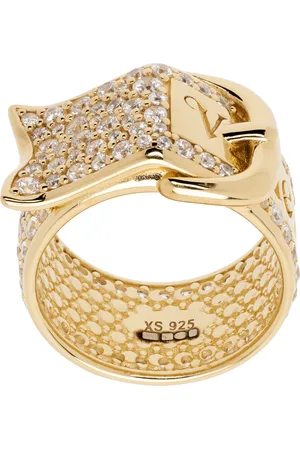 Vivienne Westwood Gold Pave Belt Ring