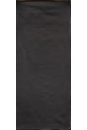 Nour Hammour Black Esme Leather Scarf