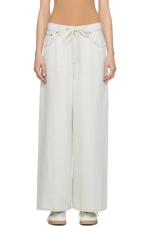 Maison Margiela Blue Low-Rise Jeans