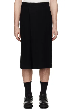 JULIUS Black Tailored Skirt Trousers