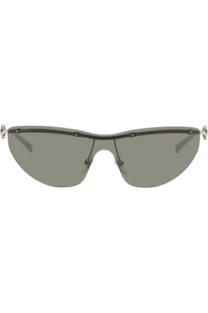 Gucci Silver Rimless Sunglasses