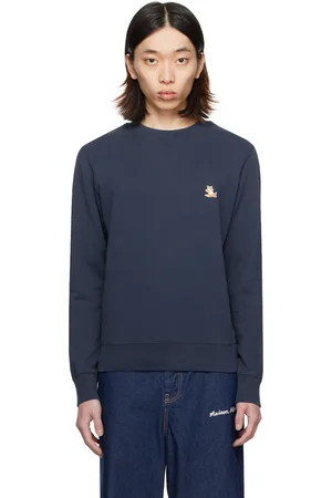 Maison Kitsuné Navy Chillax Fox Sweatshirt