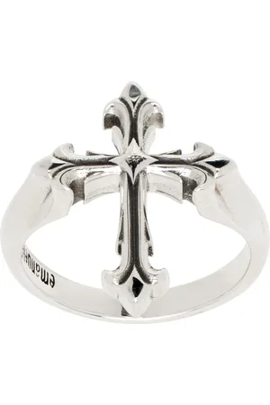 EMANUELE BICOCCHI Silver Fleury Cross Ring