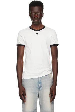 Courrèges White Signature Contrast T-Shirt