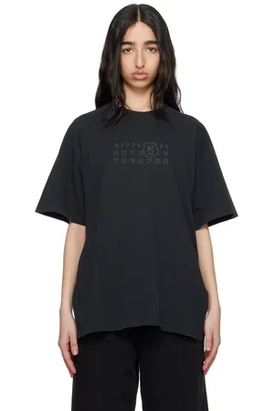 Maison Margiela Black Basic Jersey T-shirt