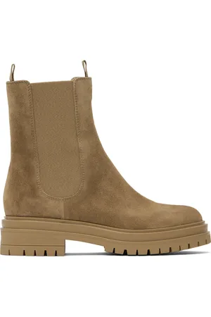 Gianvito Rossi Beige Chester Boots