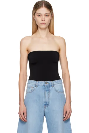 Alaïa Black Strapless Bodysuit