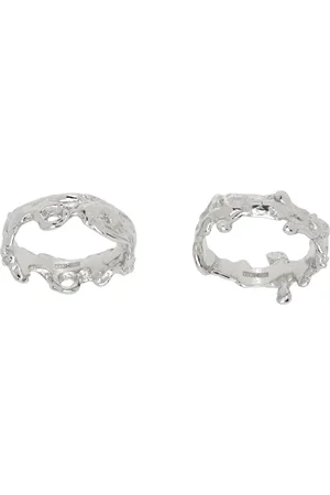 VASILIKI Silver Janus Ring Set