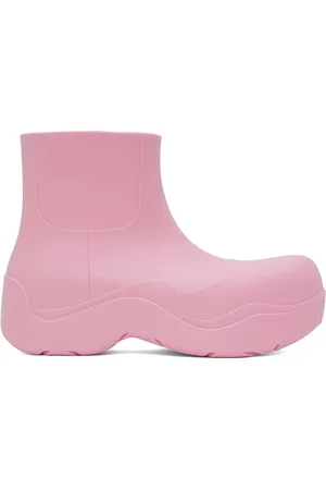 Bottega Veneta Pink Puddle Boots