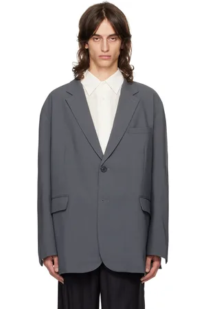 The Frankie Shop Gray Beo Blazer