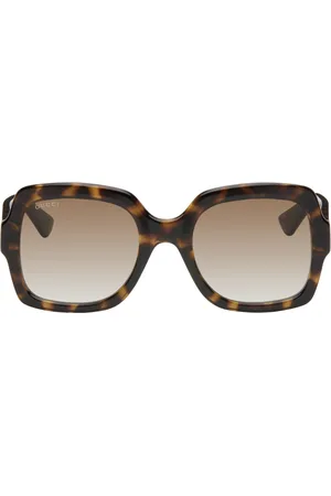 Gucci Brown Square Sunglasses