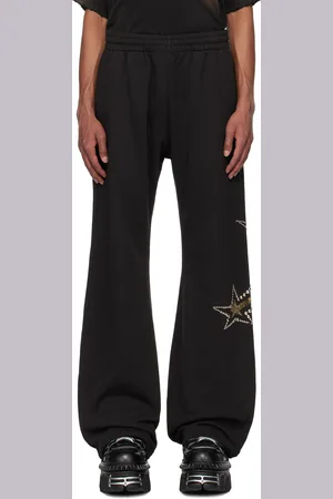 We11 Done Black Meteor Sweatpants