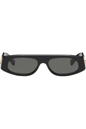 Gucci Black Geometric Shaped Sunglasses