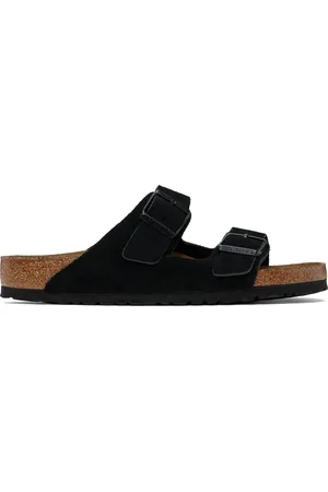 Birkenstock Black Regular Arizona Soft Footbed Sandals