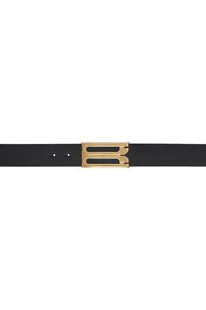 Victoria Beckham Black Jumbo Frame Belt
