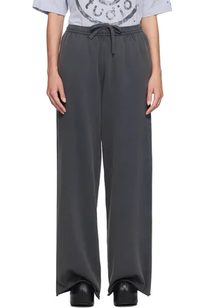 Acne Studios Gray Logo Appliqué Lounge Pants