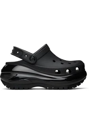 Crocs Black Mega Crush Clogs