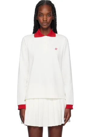 Casablanca White Logo Polo