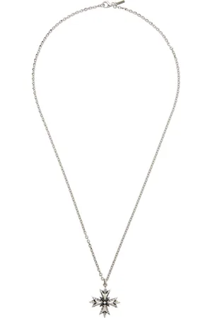 EMANUELE BICOCCHI Silver Small Crest Necklace