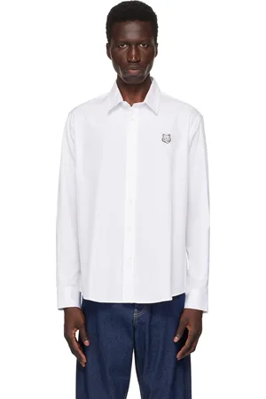 Maison Kitsuné White Bold Fox Head Shirt
