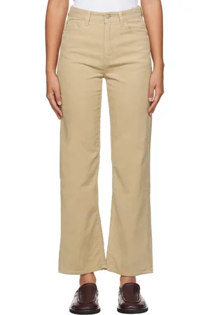 DUNST Beige Semi Wide Jeans