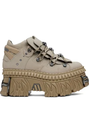 Vetements Beige New Rock Edition Fire Platform Sneakers