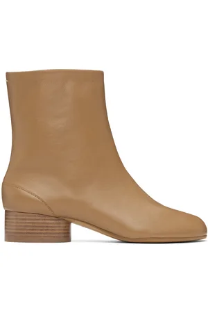 Maison Margiela Tan Tabi Ankle Boots