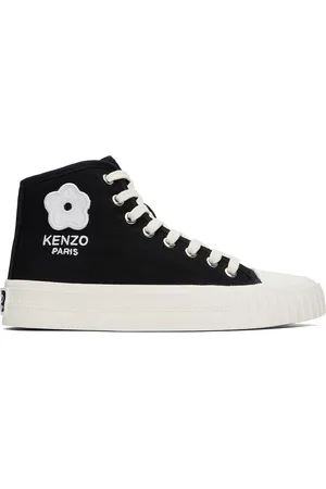 Kenzo Black Paris Foxy High Top Sneakers