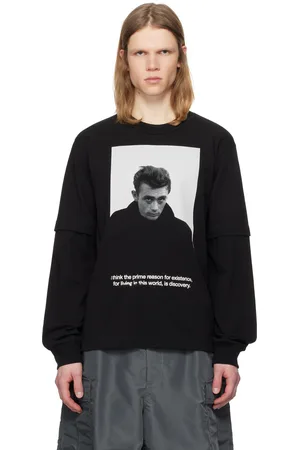 SACAI Black James Dean Long Sleeve T-shirt