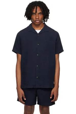 A.P.C. Navy JJJJound Edition Weekend Shirt