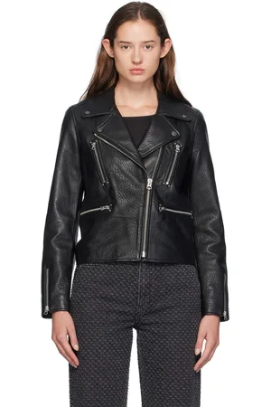RAG&BONE Black Arrow Leather Jacket
