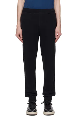 Sunspel Black Loopback Sweatpants