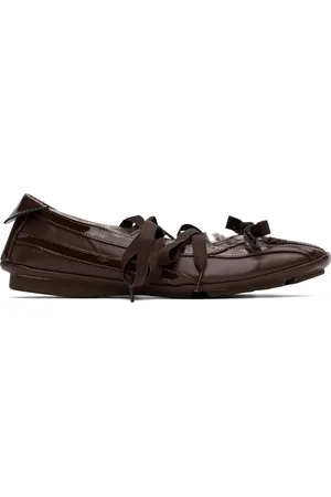 Kiko Kostadinov Brown Lella Hybrid Ballerina Flats