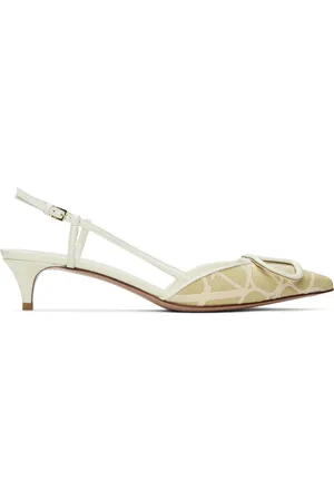 VALENTINO GARAVANI Beige VLogo Signature 40 Heels