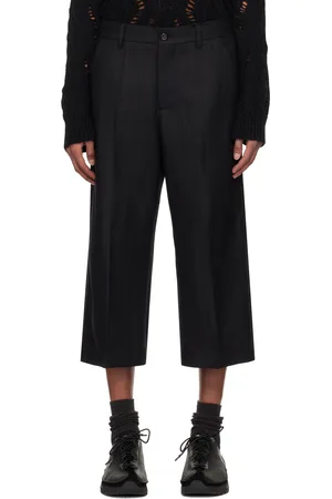 OUR LEGACY Black Tuxedo Capri Trousers