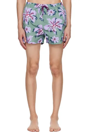 Paul Smith Green Palmera Swim Shorts