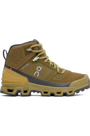 On Running Khaki Cloudrock 2 Waterproof Sneakers