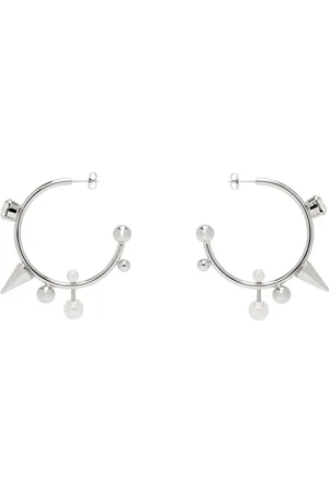 Justine Clenquet Silver Sade Earrings