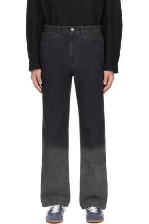 Solid Black Gradation Jeans