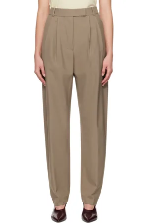 Rohe Taupe Round-Leg Tailored Trousers