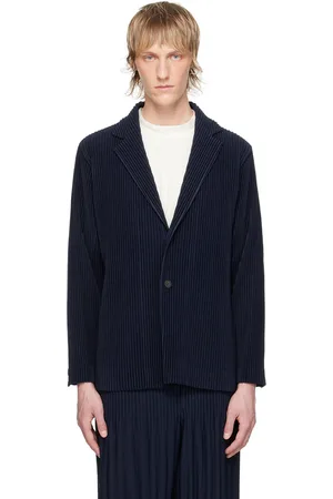 Issey Miyake Navy Basics Blazer