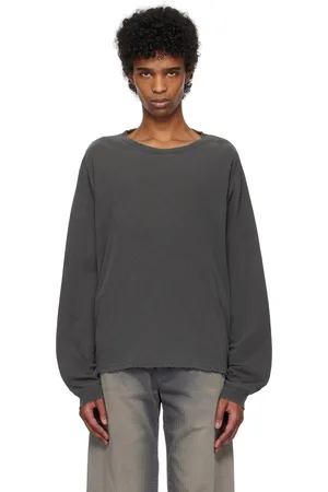 JOHN ELLIOTT Black Folsom Cropped T-shirt