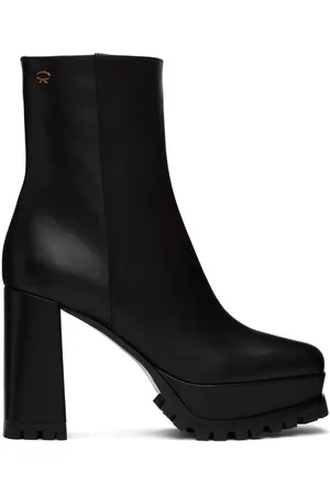 Gianvito Rossi Black Harlem Ankle Boots
