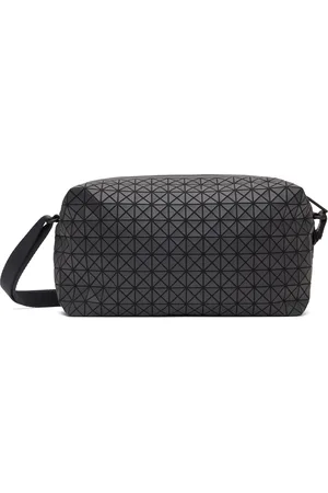 Issey Miyake Gunmetal Saddle Bag