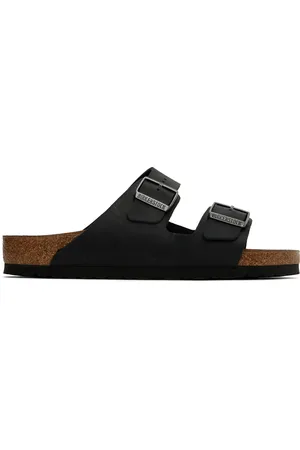 Birkenstock Black Regular Arizona Soft Footbed Sandals